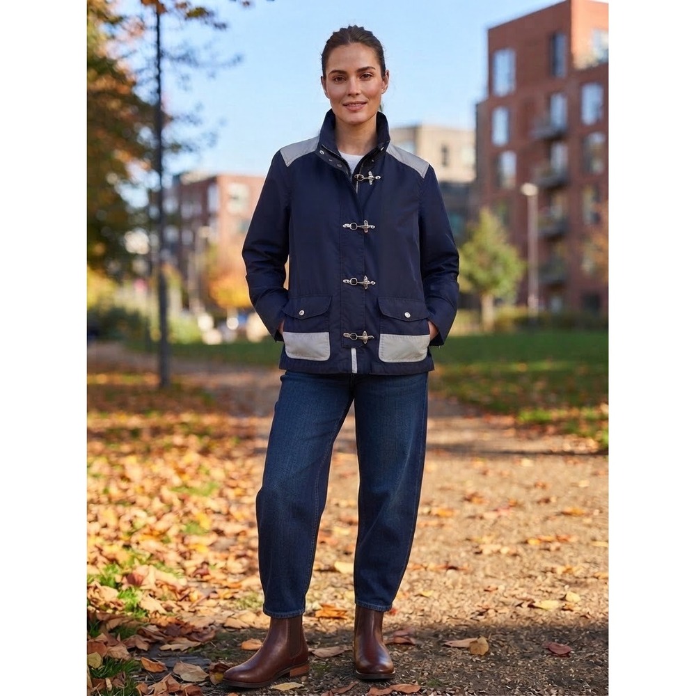 Vintage L-RL Ralph Lauren Active Toggle Navy Jacket - Fireman Preppy Nautical L